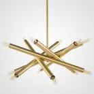 Потолочная люстра SPIKE 12 ламп. Размер S. Lampatron 636-1129