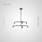 Люстра FARLAND 6 ламп Lampatron 6828-18764