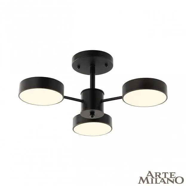 Светильник светодиодный 250906/3B Bk Arte Milano Ferrara Светильник светодиодный 250906/3B Bk Arte Milano Ferrara