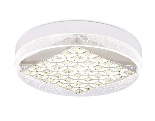 Потолочный светодиодный светильник с пультом Ambrella light FA151 Ice Потолочный светодиодный светильник с пультом Ambrella light FA151 Ice