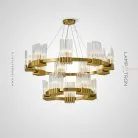 Кольцевые люстры и светильники SARON Lampatron 7765-21848