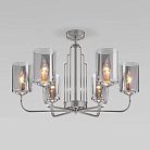 Люстра на штанге Eurosvet 60138/6 сатин-никель Defi a060903