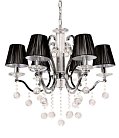 Хрустальная подвесная люстра Lumina Deco LDP 8033-6 BK Bellisica