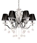 Хрустальная подвесная люстра Lumina Deco LDP 8033-6 BK Bellisica