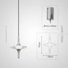 Подвесной светильник LLOYD 1 плафон Lampatron lloyd-1 8710-24415