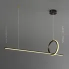 Реечный, рядный светильник MOFFIT B LONG Размер S. Цвет Черный Lampatron 7570-21182