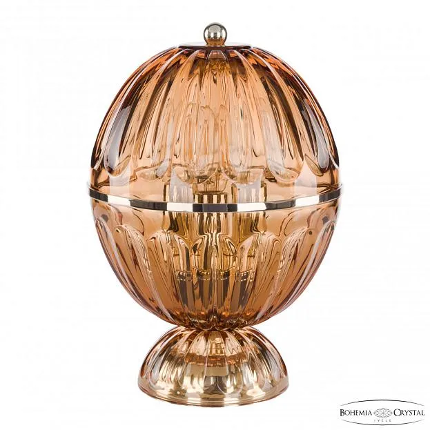 Настольная лампа Bohemia Ivele Crystal 5480L/18 G Amber/M-1H