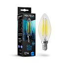 Светодиодная лампа Voltega 7135 Crystal Graphene Candle 9W 4000K E14 VG10-C35E14cold9W-F