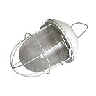 Светильник НСП 41-200-003 345х185х185мм, E27 max 200 Вт, стальной корпус, стекло, решетка, IP54, белый Feron 53175