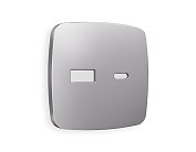 Лицевая панель OMEGA (Сталь матовый) для розетки 2USB Ambrella Volt OP5110 QUANT