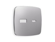 Лицевая панель OMEGA (Сталь матовый) для розетки 2USB Ambrella Volt OP5110 QUANT