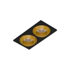 Встраиваемый светодиодный светильник LeDron GIZA MINI SQ2 Black-Gold