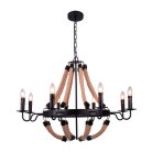 Светильник Подвесной Arte Lamp A8956LM-8BK MARSIGLIA