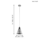 Подвесной светильник Eglo 33014 TALBOT 2