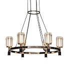 Подвесная люстра Delight Collection P0738-6A gold/pearl black P0738