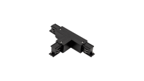 T коннектор для трехфазных трековых систем, правый, черный SWG CN-3F-T-R-BL