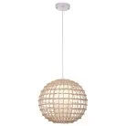 светильник подвесной, E27, 40W Velante 577-716-01 Деревянный стиль