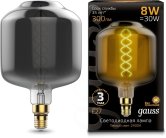 Лампа Gauss 164802008 E27 8W 2400K серая