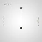 Подвесной светильник BUNK 3 лампы. Цвет Черный Lampatron 7561-21155