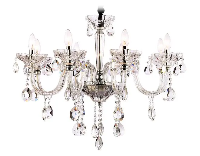Подвесная классическая люстра с хрусталем Ambrella light TR4906 Traditional Подвесная классическая люстра с хрусталем Ambrella light TR4906 Traditional