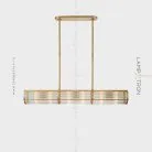 Реечный, рядный светильник BRIEF Размер S. Цвет Латунь Lampatron 4998-12712