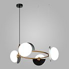 Подвесной светильник Eurosvet 70150/4 черный/латунь a064822 Moity