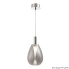 Подвесной светодиодный светильник Crystal Lux Gaudi SP4W Led Smoke