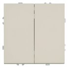 Выключатель 2-клавишный (механизм), 250В, 10А, серия Эмили, кашемир, soft touch Stekker 49892 RSW10-5104-08