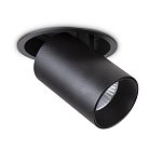 Встраиваемый спот Ideal Lux Nova 12W 3000K BK 248189