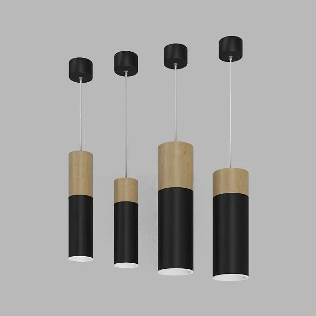 Подвесной (накладной) светодиодный светильник Ledron SLC7391/7W-PB Black-White