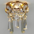 Встраиваемый светильник Ambrella light K2222 CL/G Crystal