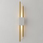 Бра Crystal Lux CARTA AP6W LED WHITE/BRASS