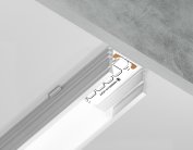 Алюминиевый профиль накладной Ambrella light GP1750WH Alum Profile