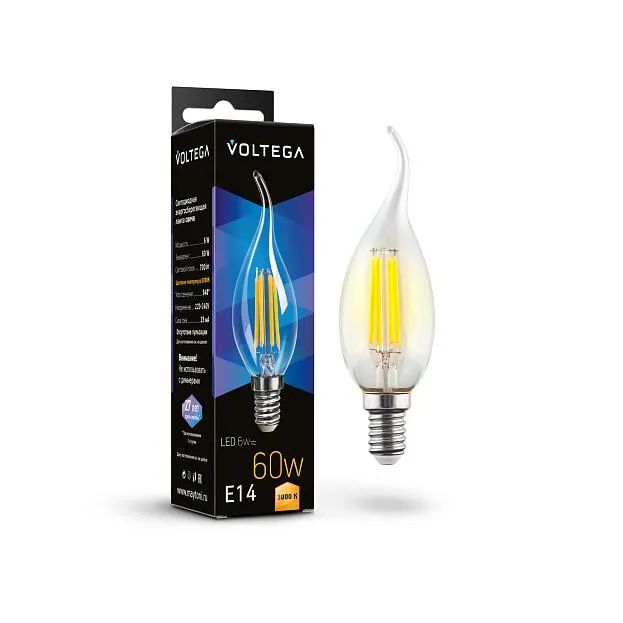 Лампа Voltega 7209 Candle wind 6W