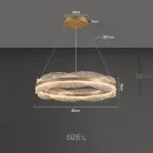 Кольцевые люстры и светильники ERLAN Одно кольцо. Размер L Lampatron 8830-24863