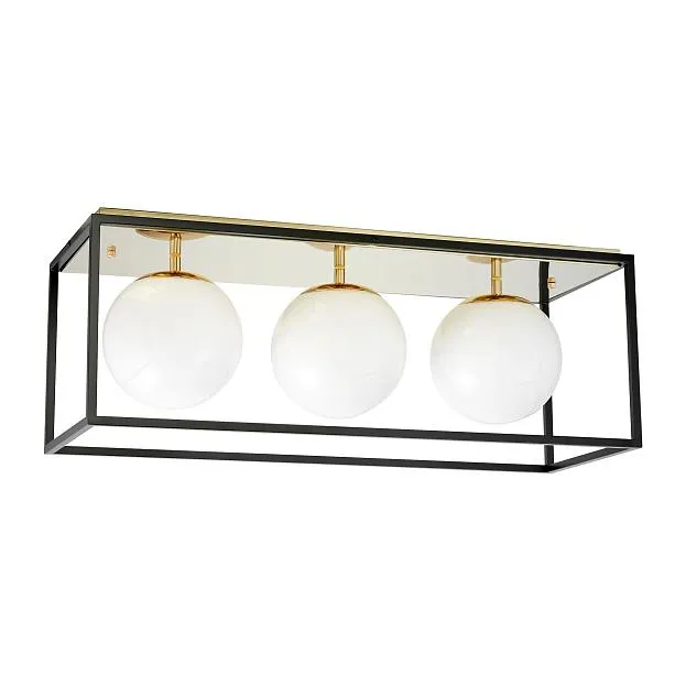 Потолочный светильник Lumina Deco LDC 8060-3 F.GD+BK Maldini Потолочный светильник Lumina Deco LDC 8060-3 F.GD+BK Maldini