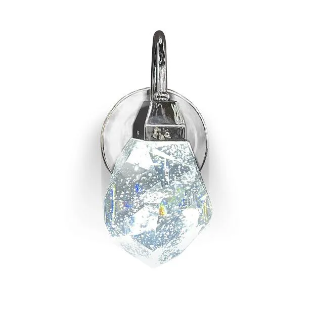 Бра Delight Collection OB820083-1C (MD-020B-wall chrome) Crystal rock