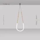 Подвесной светильник ALRIK ONE Тип A. Цвет Золото. Теплый свет Lampatron 7733-21708