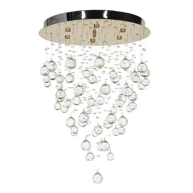 Каскадная люстра Arti Lampadari Flusso H 1.4.45.615 G Каскадная люстра Arti Lampadari Flusso H 1.4.45.615 G