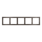 Рамка пластиковая на 5 пост, (капучино) Voltum VLS100514 S70