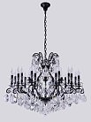 Люстра Crystal Lux MAGNIFICO SP19 BLACK/TRANSPARENT 2310/319