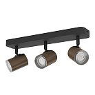 Спот 3X5W(GU10), IP44,сталь, бронзовый, черный Eglo 300589 CONSUMA 1