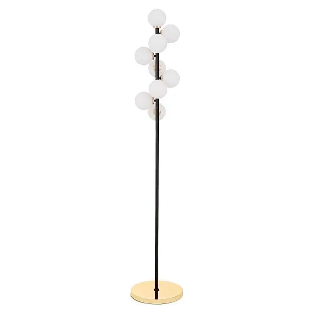 Торшер Lumina Deco LDF 6033-9 BK+F.GD Marsiada Торшер Lumina Deco LDF 6033-9 BK+F.GD Marsiada