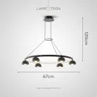 Кольцевые люстры и светильники TORBERG Тип A. 6 плафонов Lampatron torberg-a-6 8663-24206