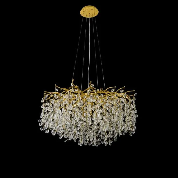 Подвесная люстра iLamp 8006-D800 GD Savage