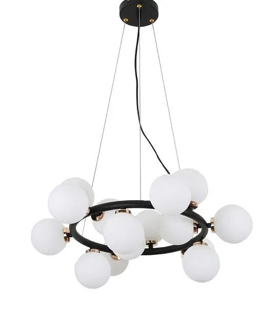 Подвесной светильник Lumina Deco LDP 6033-15 BK+GD Marsiada Подвесной светильник Lumina Deco LDP 6033-15 BK+GD Marsiada