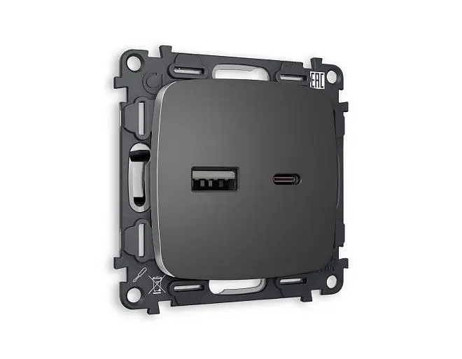 Комплект механизма розетки Ambrella Volt MO661010 QUANT Комплект механизма розетки Ambrella Volt MO661010 QUANT