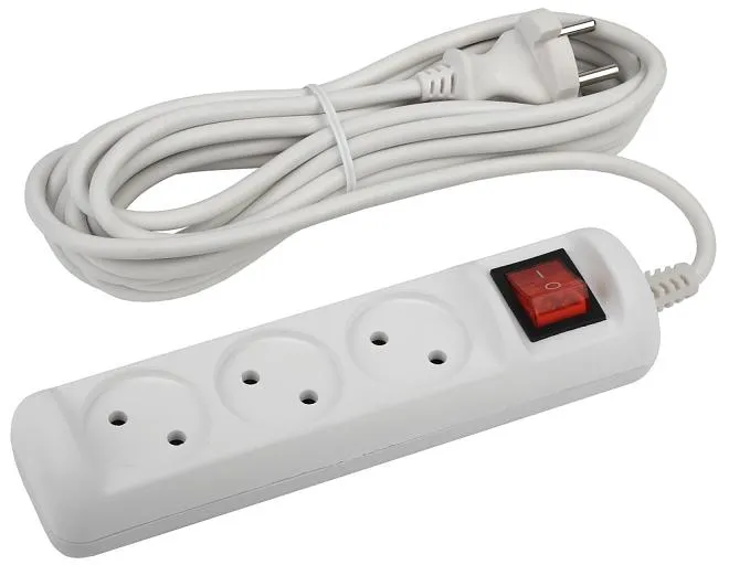 Розеточные блоки, удлинители ЭРА U-3s-5m-2x1