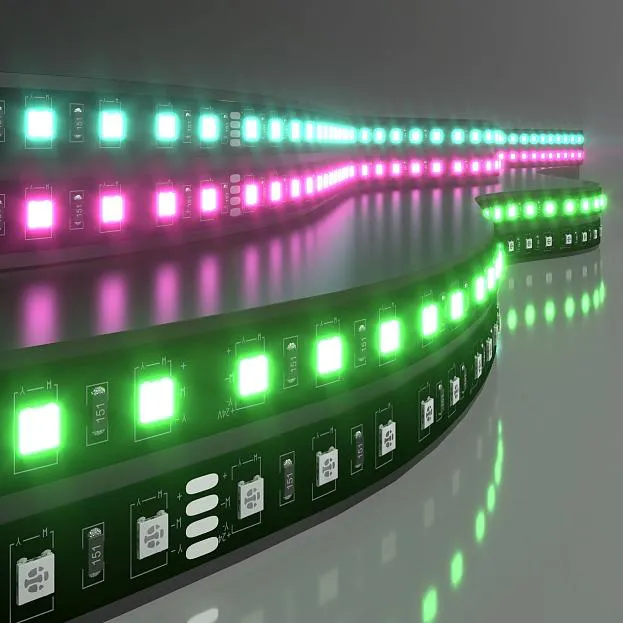 Светодиодная лента Elektrostandard 5050 24V 60Led 14,4W IP20 RGB Black a053681