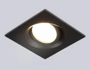 Встраиваемый светильник Ambrella light TN102744 BK черный IP20 GU5.3 95*95*25